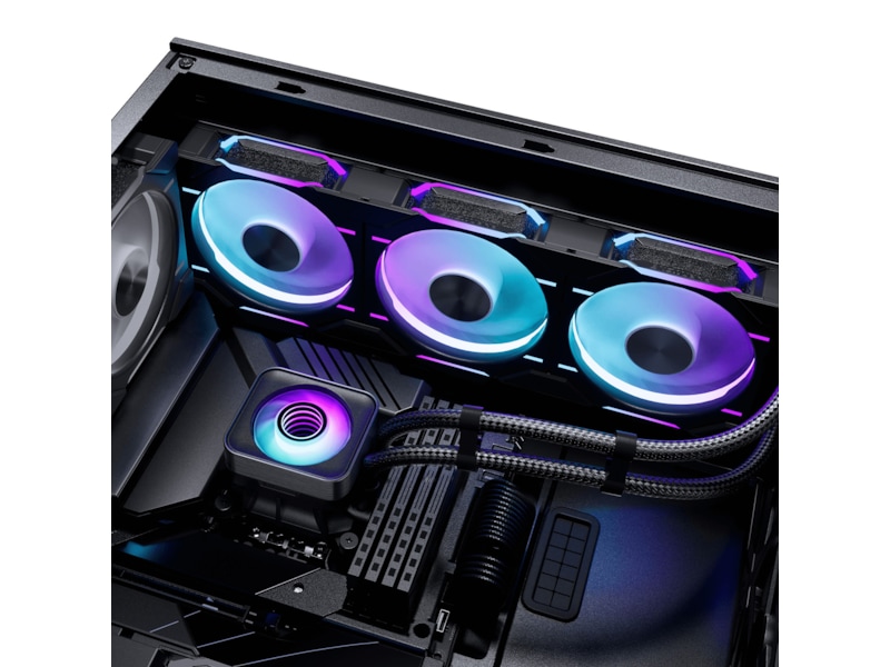 Phanteks Glacier One 360D30 X2 DRGB AIO Kjøler (sort) CPU - Vannkjøling