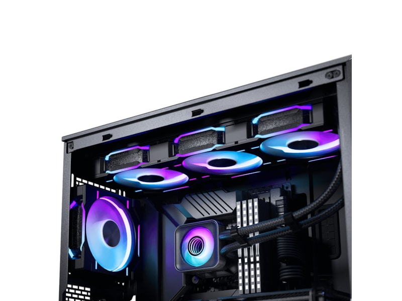 Phanteks Glacier One 360D30 X2 DRGB AIO Kjøler (sort) CPU - Vannkjøling