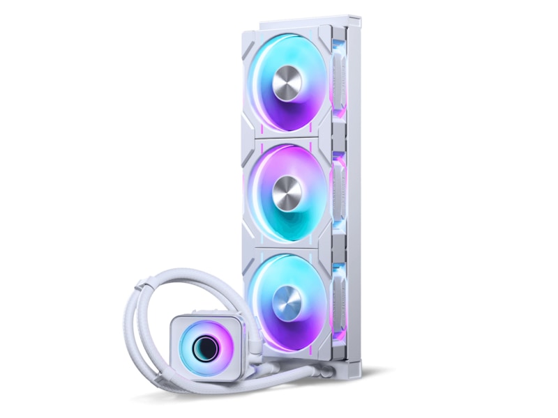 Phanteks Glacier One 360D30 X2 DRGB AIO Kjøler (hvit) CPU - Vannkjøling