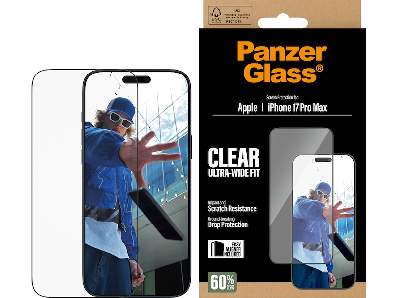 PanzerGlass iPhone 17 Pro Max Skjermbeskytter Skjermbeskytter