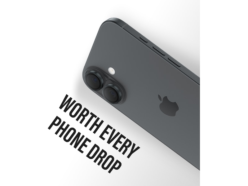 PanzerGlass iPhone 17 / 16 / 16 Plus Hoops Linsebeskytter (sort) Skjermbeskytter