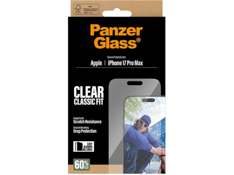 PanzerGlass iPhone 17 Pro Max Skjermbeskytter Skjermbeskytter