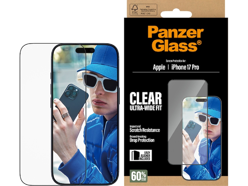 PanzerGlass iPhone 17 Pro Skjermbeskytter Skjermbeskytter