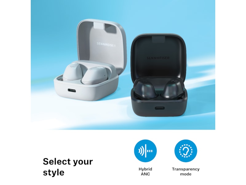 Sennheiser Accentum True Wireless trådløse ørepropper, In-ear (hvit) Ørepropper