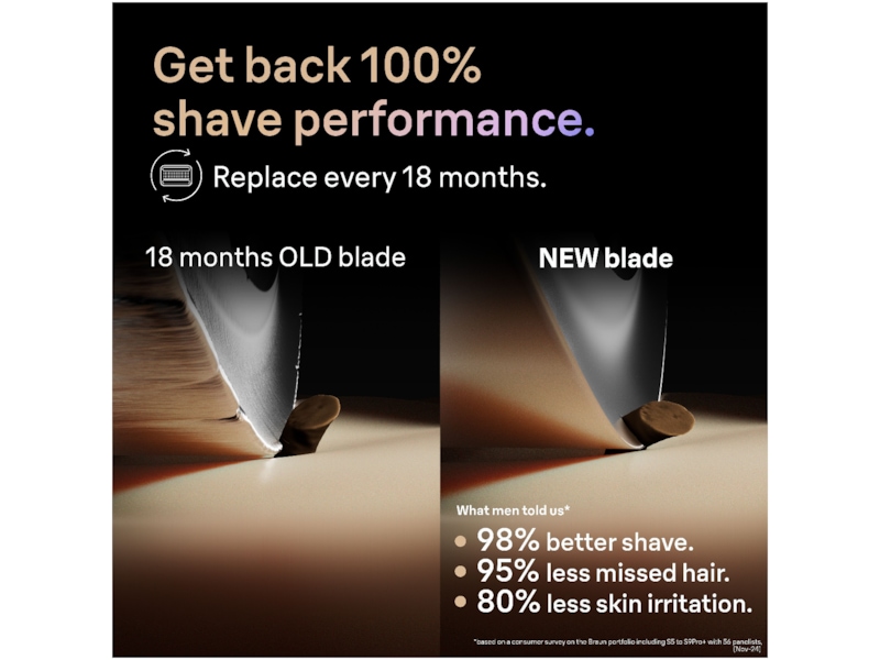 Braun Series 9 PRO+ ORIGINAL Barberhode Refill 96M Tilbehør til barbermaskiner