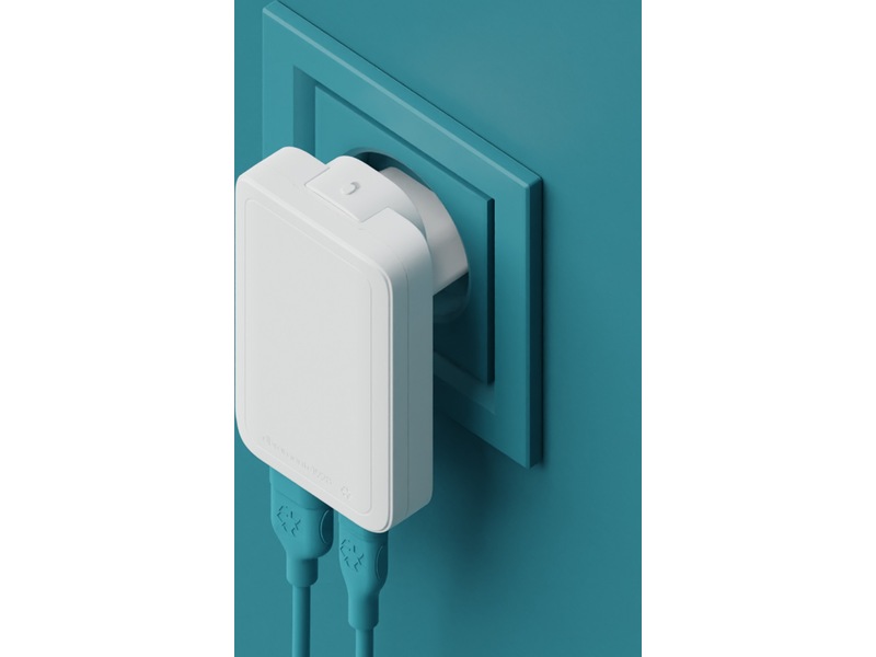 dbramante1928 re-charge Pro EU/US Slim Vegglader (hvit) Mobilladere