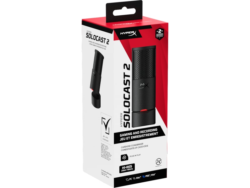 HyperX Solocast 2 USB mikrofon Mikrofon