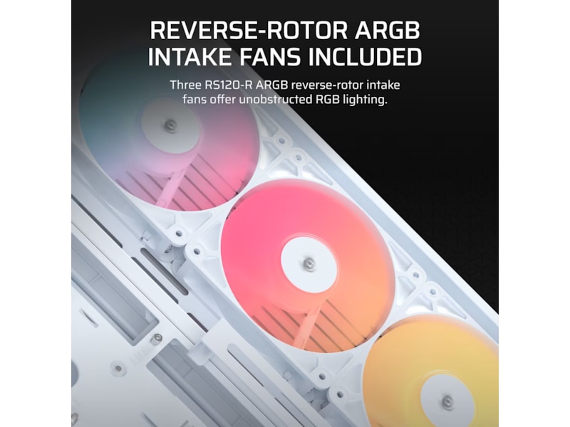 Corsair FRAME 4500X RS-R ARGB Mid Tower (hvit) Midi tower