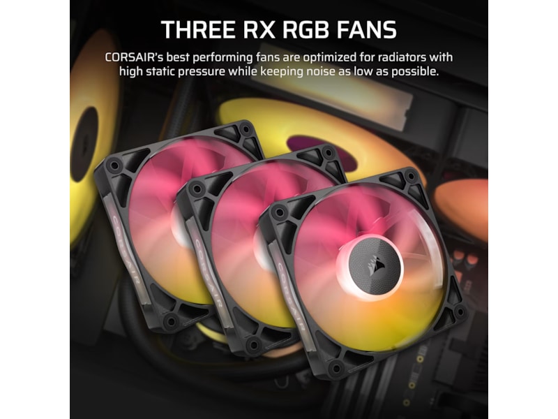 Corsair iCUE LINK TITAN 420 RX RGB AIO Kjøler (sort) CPU - Vannkjøling