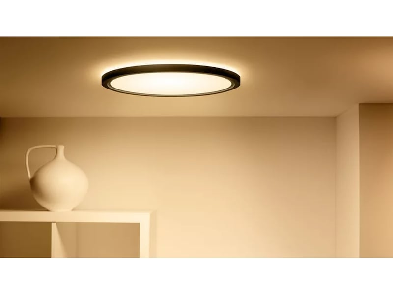 WiZ SuperSlim RGB Taklampe 22W (sort) Taklampe