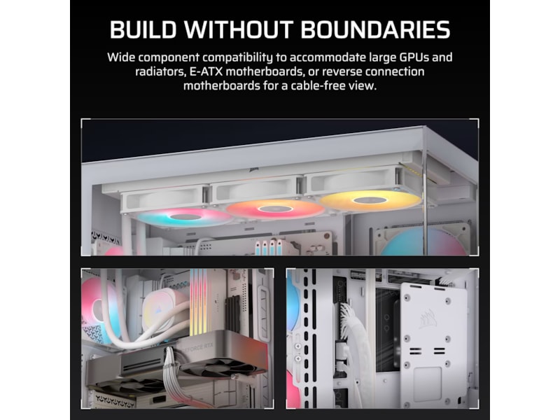 Corsair 3500X RSR ARGB Mid Tower (hvit) Midi tower
