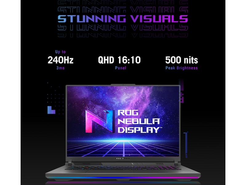 ASUS ROG Strix G16 16" WQXGA 240 Hz (grå) Gaming laptop
