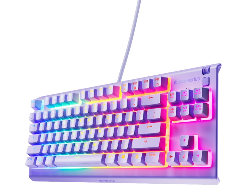 Steelseries Apex 3 TKL Gamingtastatur (levander) Gamingtastatur