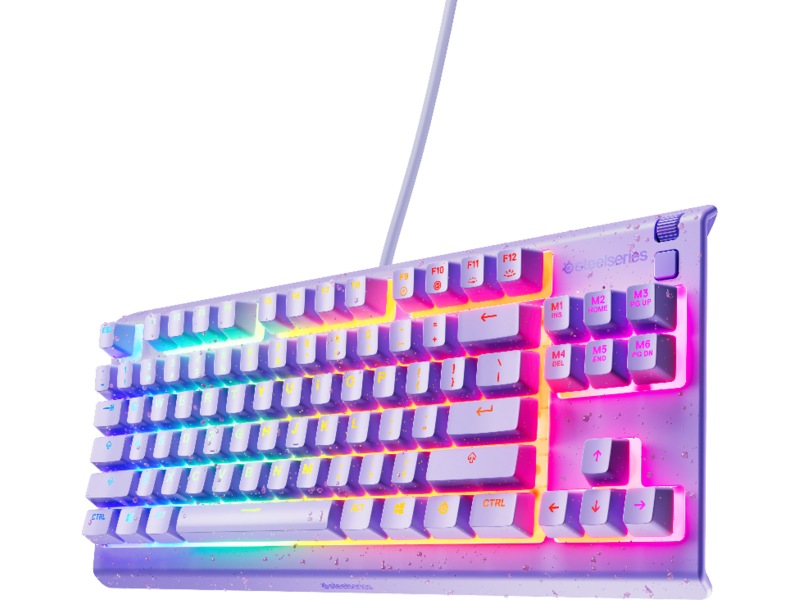 Steelseries Apex 3 TKL Gamingtastatur (levander) Gamingtastatur