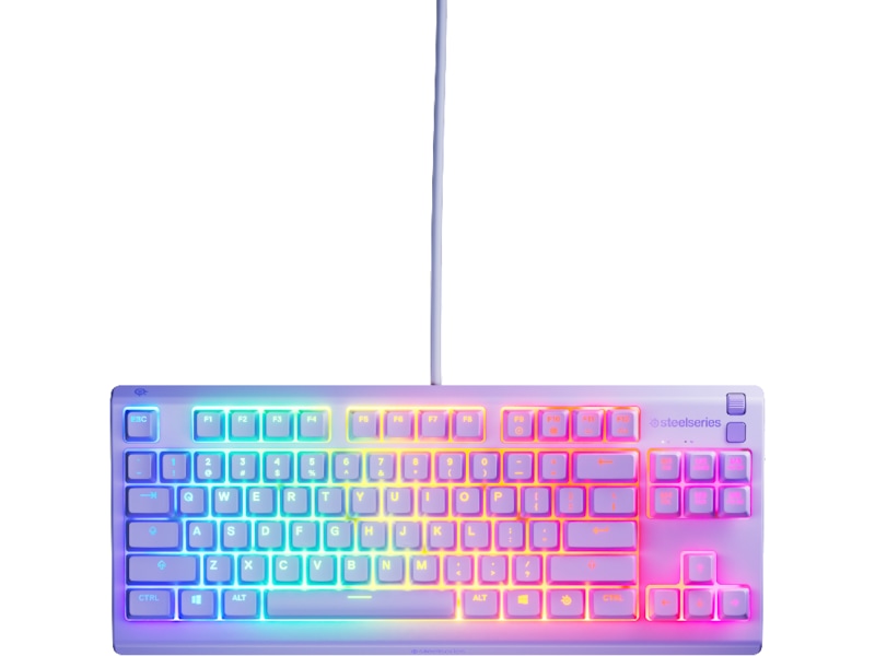 Steelseries Apex 3 TKL Gamingtastatur (levander) Gamingtastatur