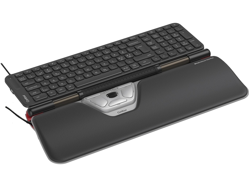 Contour Balance Mid-Size Rollermouse Red Combo Kablet Ergonomi