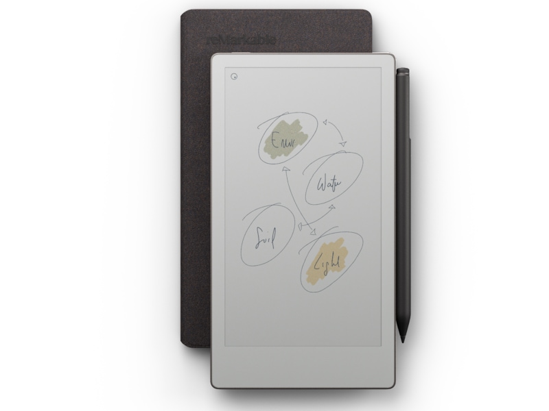 reMarkable Paper Pro Move 7.3" inkl. Marker Plus & Book Folio (basalt) Digitale notatblokker & tilbehør