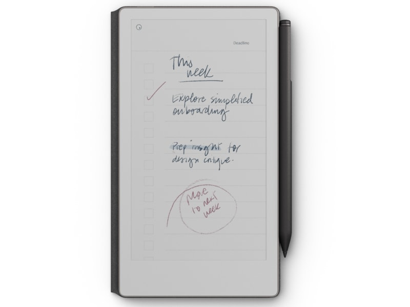 reMarkable Paper Pro 7.3" inkl. Marker Plus & Book Folio (sort skinn) Digitale notatblokker