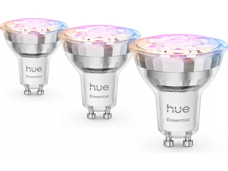 Philips Hue Essential WCA GU10 lyspære spot (3 pack) Lyspærer & LED-pærer