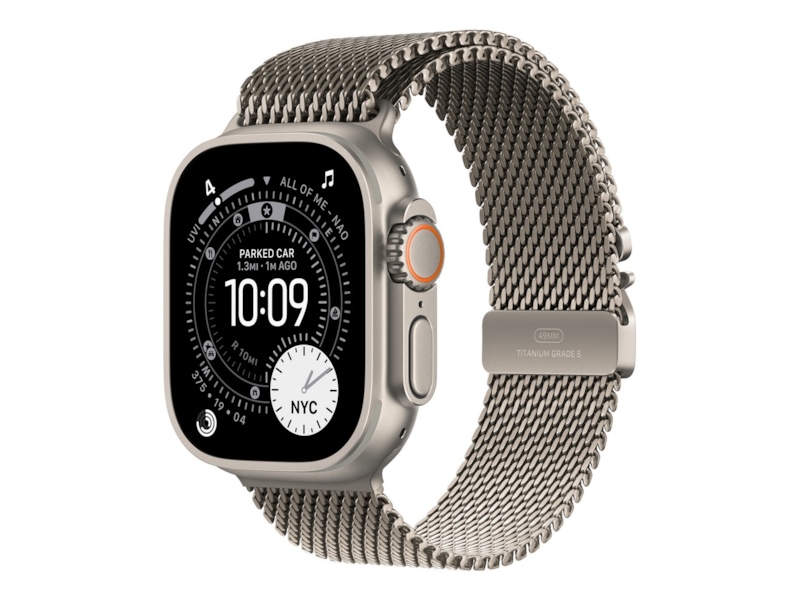 Apple Watch Ultra 3 49mm GPS + LTE Titan (naturlig) Smartklokker