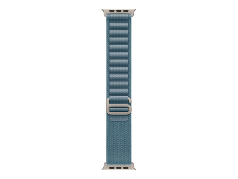 Apple Watch 49mm Natural Titanium Alpine Loop (light blue) Reim