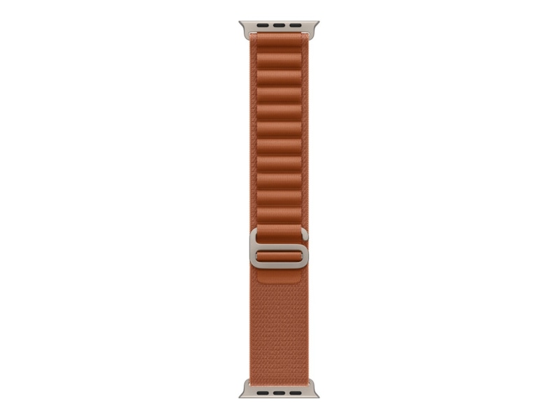 Apple Watch 49mm Natural Titanium Alpine Loop (terra cotta) Reim