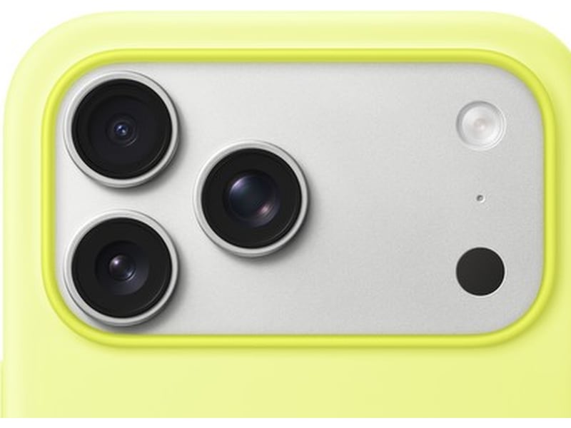 Apple iPhone 17 Pro Max silikondeksel (neongul) Mobildeksel