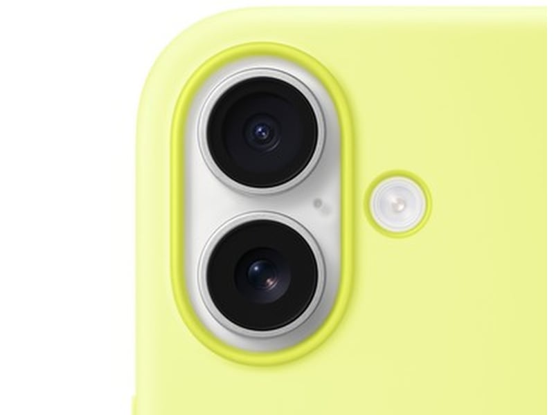 Apple iPhone 17 silikondeksel (neongul) Mobildeksel