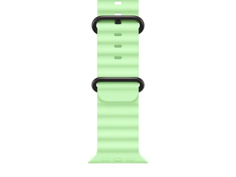 Apple Watch 49mm Black Titanium Ocean Band (neon green) Reim