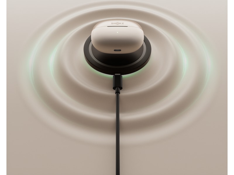 SHOKZ OpenDots Trådløse åpne ørepropper, half In-Ear (grå) Ørepropper