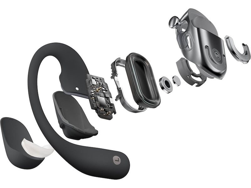 SHOKZ OpenFit 2 åpne ørepropper (sort) Ørepropper