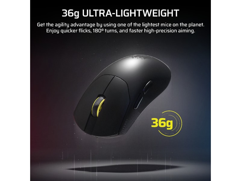 Corsair Sabre v2 Pro Ultralight Trådløs Gaming Mus (hvit) Gamingmus