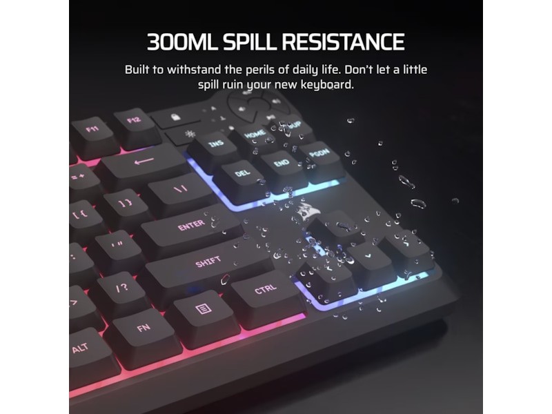 Corsair K55 CORE TKL RGB Gamingtastatur (sort) Gamingtastatur