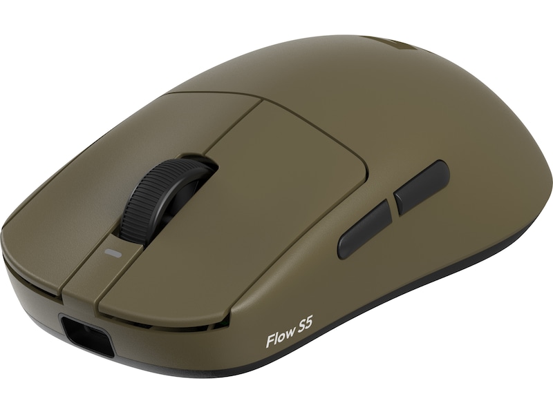 Svive Flow S5 Trådløs Gamingmus (statsgrønn) Gamingmus