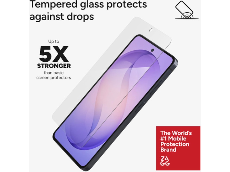 Zagg InvisibleShield Glass Elite Galaxy S26 Skjermbeskytter