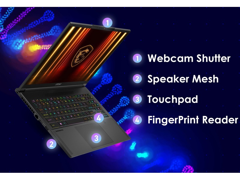 MSI Stealth A16 AI+ 16" QHD+ OLED 240Hz Gaming laptop