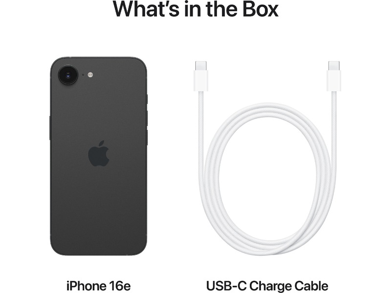 iPhone 16e 256GB (sort) Demo mobiltelefoner
