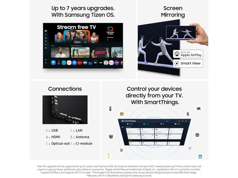 Samsung 77" S90F OLED 4K Smart TV (2025) -B-Grade Demo TV/projektor