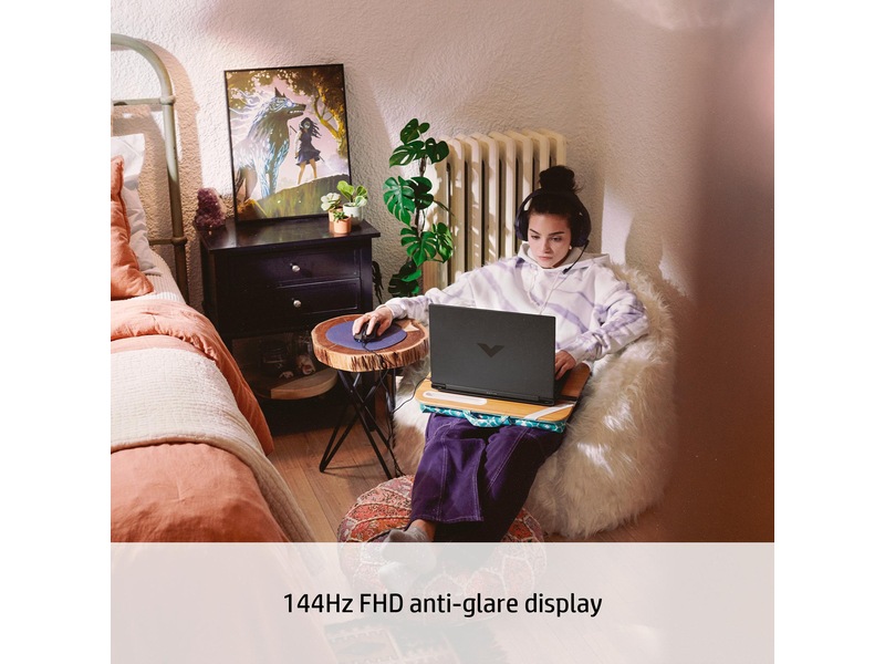 HP Victus Gaming Laptop 15-fb3019no 15,6" FHD 144 Hz -B-Grade Demo bærbar PC