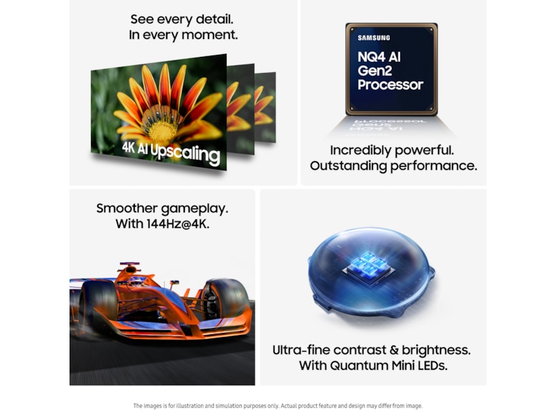 Samsung 65" QN80F Neo QLED 4K Mini LED Smart TV (2025) -B-Grade Demo TV/projektor