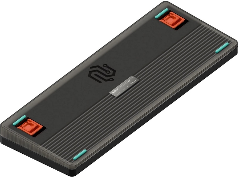 NuPhy Halo96 V2 trådløst gaming tastatur (Obsidian black/Raspberry) Gamingtastatur