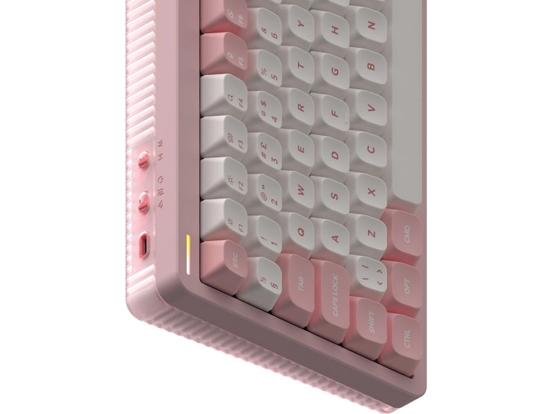 NuPhy Halo75 V2 trådløst gaming tastatur (Sakura fizz/raspberry) Gamingtastatur