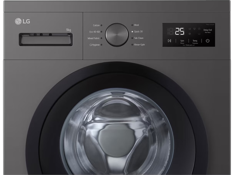 LG F4A1009NDK Vaskemaskin (Dark silver) -B-Grade Demo vask & tørk