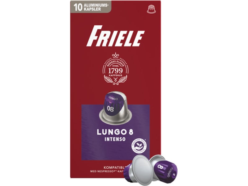Friele Lungo Intenso 8 10-pack Kaffekapsler