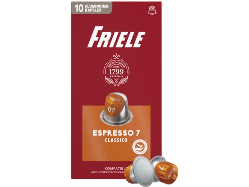Friele Espresso Classico 7 10-pakning Kaffekapsler