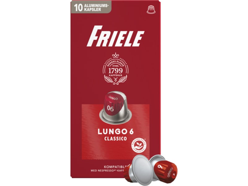 Friele Lungo Classico 6 10-pack Kaffekapsler