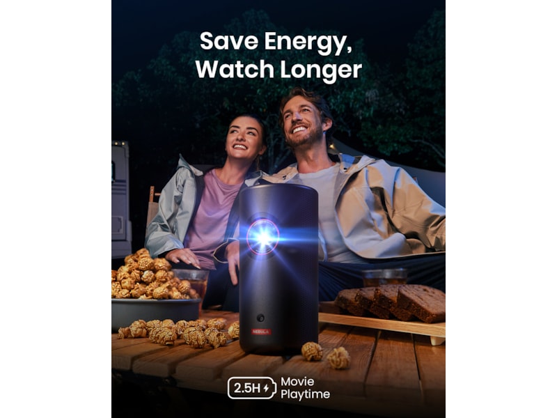 Anker Nebula Capsule 3 Laser Projektor (sort) -B-Grade Demo TV/projektor