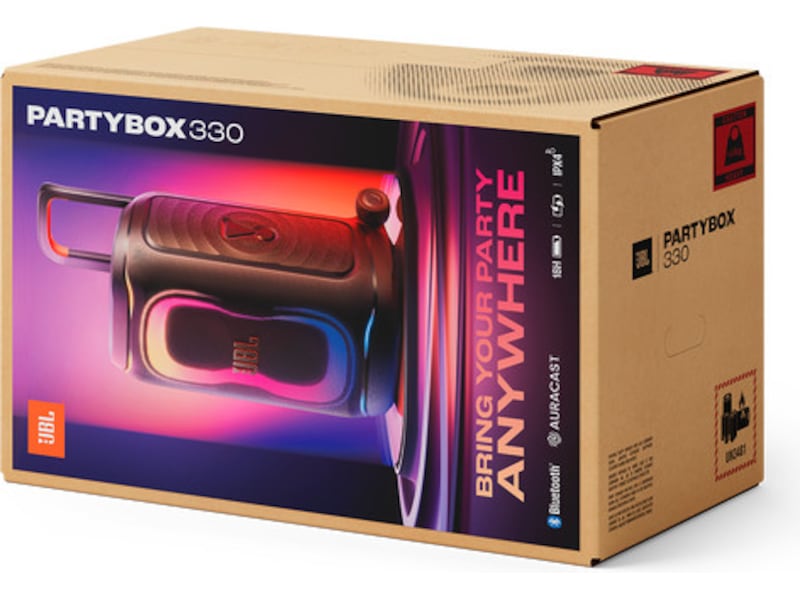 JBL PartyBox 330 (sort) Trådløs / Bluetooth-høyttaler