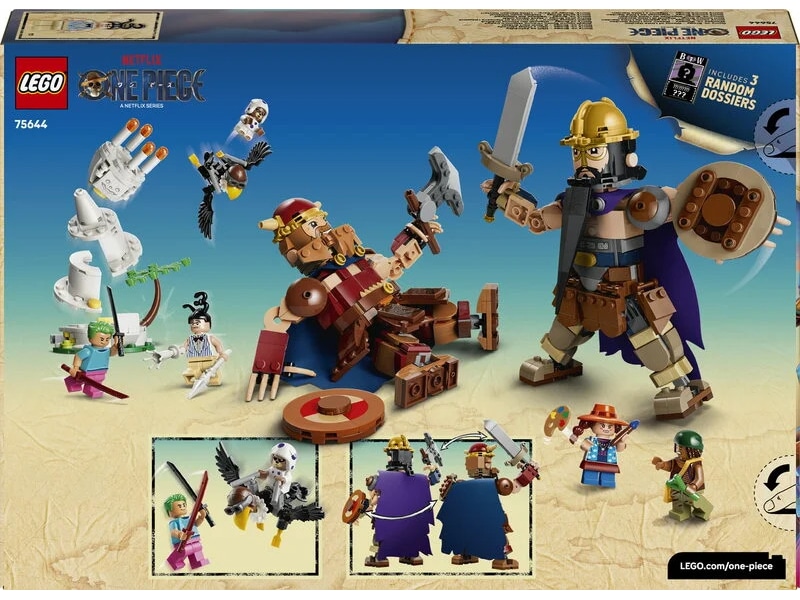 LEGO One Piece Dorry mot Brogy - kjempene fra Little Gardenn 75644 LEGO