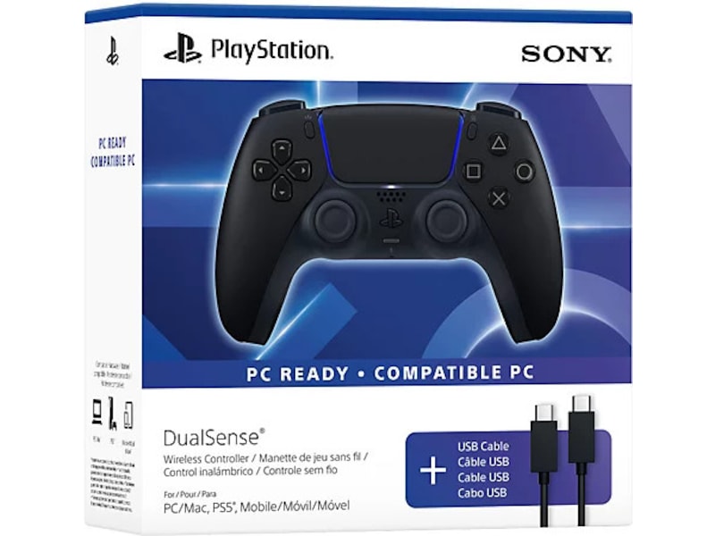 PlayStation DualSense trådløs kontroller (Midnight Black) Gamepad